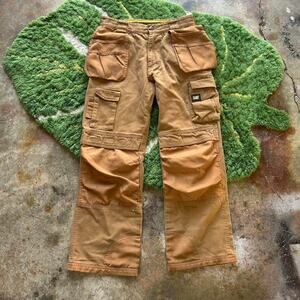 Tan and brown caterpillar cargo